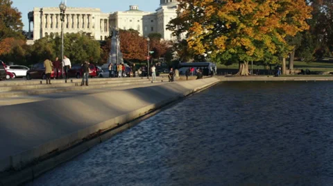 The US Capital Dome in Washington DC Stock Footage 32359979