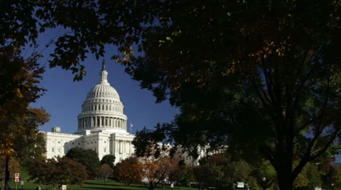 The US Capital Dome in Washington DC Stock Footage 32359999