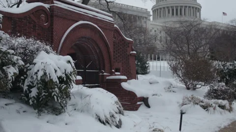 The US Capital Dome in Washington DC Stock Footage 35788880