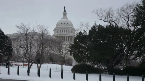 The US Capital Dome in Washington DC Video stock 35791067