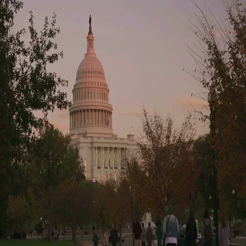 US Capital Dome in Washington DC Stock Footage 69488914