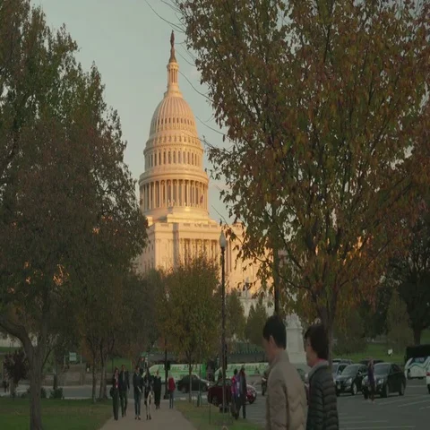 US Capital Dome in Washington DC Stock Footage 69489212