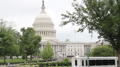US Capitol building 4 Stock Footage 23831526