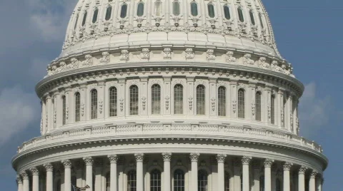 US Capitol Building (Congress) in Washington, DC (Capitol Hill) Stock Footage