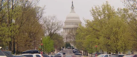 US Capitol Building Video stock 238046154