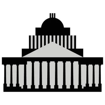 US capitol building Stock Illustration