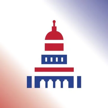 Us Capitol Building Ilustración de archivo