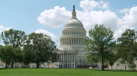 US Capitol Building, Northeast View, Washington DC Stock Footage 27780663