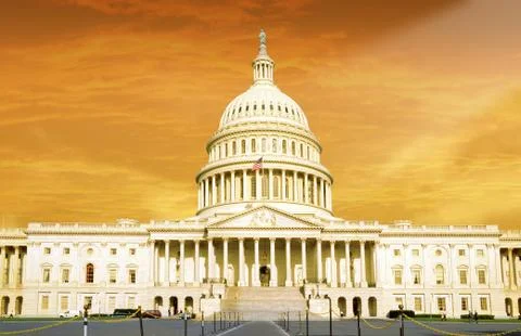 U.S. Capitol building Foto stock