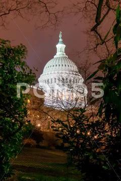 Us capitol building in spring- washington dc, united states Stock Photos