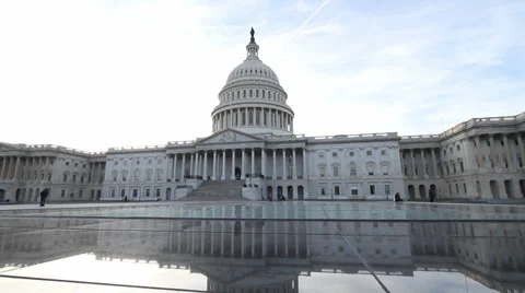 US Capitol Building time lapse Video stock 36893440