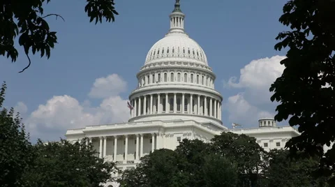 US Capitol Building, Washington, DC Stock Footage 2205506