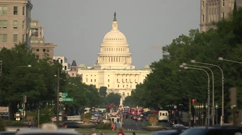 US Capitol Building, Washington DC Stock Footage 47061595