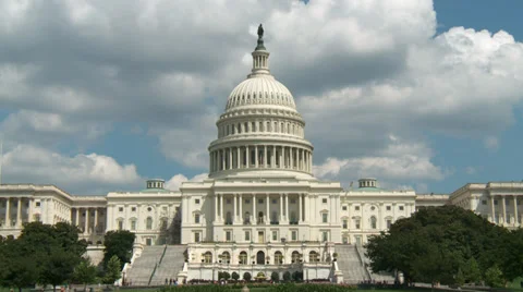 US Capitol Building West Front, Washington DC Stock Footage 27786052
