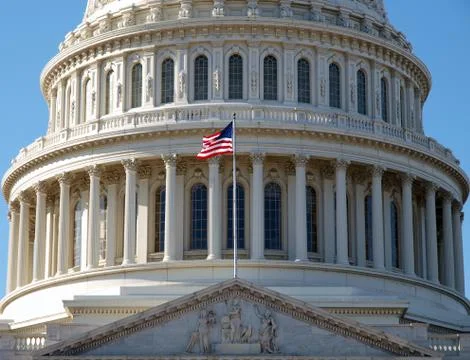 Us capitol dome Stock Photos