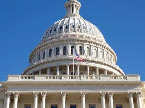 Us capitol dome Stock Photos