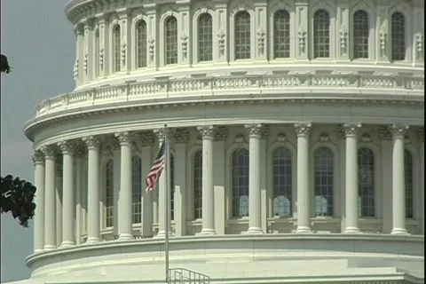 U.S. Capitol Stock Footage 140207