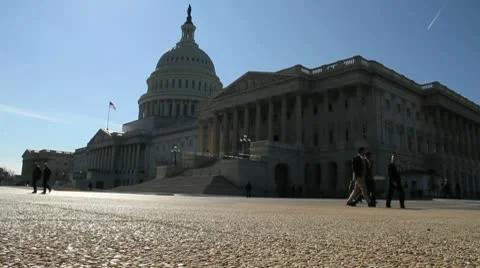 US Capitol Stock Footage 10738925