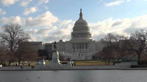 US Capitol 스톡 동영상 45702768