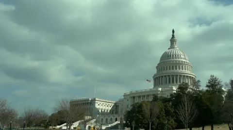 US Capitol on hill 스톡 동영상 21734847