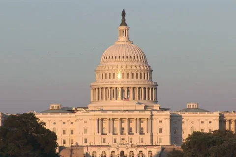 US Capitol - NTSC Stock Footage 92598