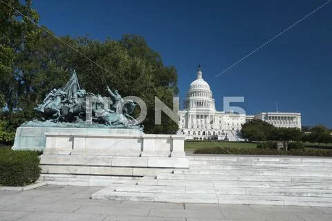 The us capitol Stock Photos