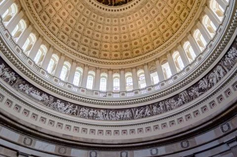 Us capitol rotunda Stock Photos