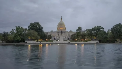 U.S. Capitol Timelapse Video stock 162846758