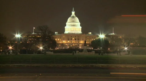 US Capitol Timelapse HD Vídeos de archivo 647201