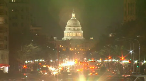 US Capitol Timelapse HD Vídeos de archivo 647203