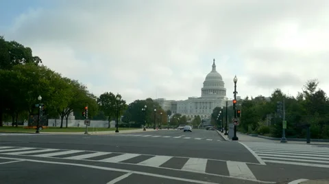 US Capitol in Washington DC 스톡 동영상 68954779