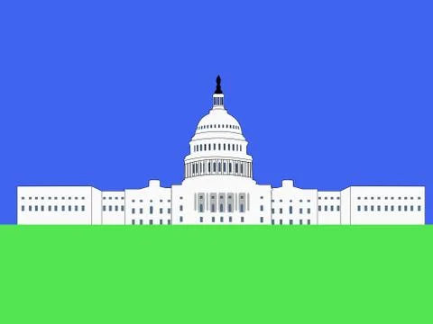 Us capitol washington dc Stock Illustration