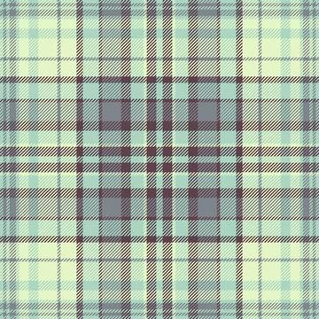 Us check seamless background, 40s pattern plaid vector. Merry textile textu.. Stock Illustration