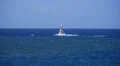 US Coast Guard Cutter sailing away to sea Vidéos HD