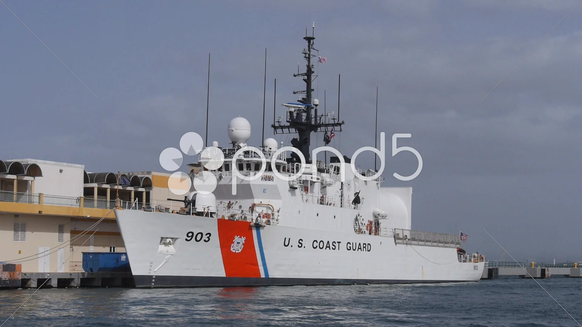 Video Us Coast Guard Cutter Ship Harriet Lane Wmec 903 40029084 Video Us Coast Guard Cutter Ship Harriet Lane Wmec 903 40029084