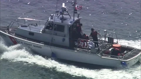 U.S. Coast Guard Hudson River Video stock 40667540