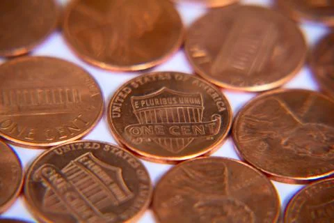 US Coins Foto stock