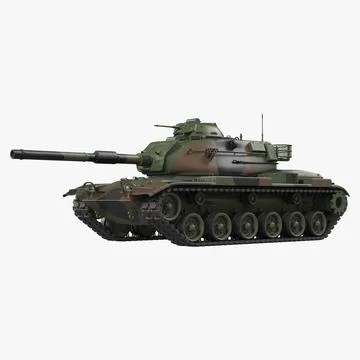 3D Model: US Combat Tank M60A3 Patton #90899127 | Pond5