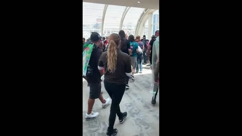 US: Comic-Con At San Diego Convention Center Evacuated Due To Burnt Food Stock Footage 280374085