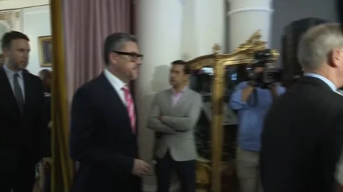 US commits to increase cooperation with Ecuador by US$10 million, Quito, EC - 18 Video stock 273000090