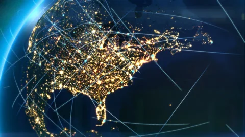 US communications. Stock Footage 62808405