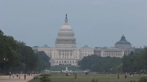 U.S. Congress Building Dome Stock-Footage 42147300