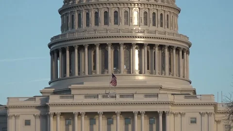 US Congress - Capitol Hill Stock Footage 100737637