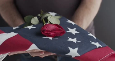 US constitution and US flag Video stock 149055560