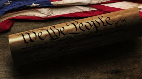 Us Constitution Stock Footage 64328197