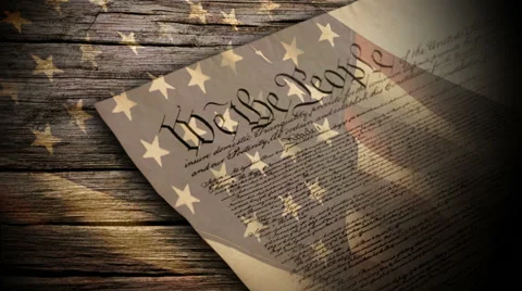 Us Constitution Stock Footage 64328471