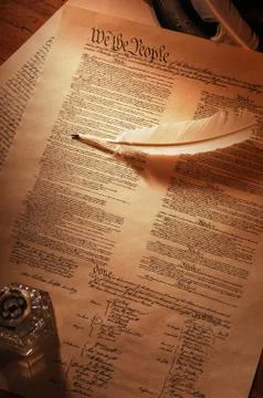 Us constitution full Fotos Stock