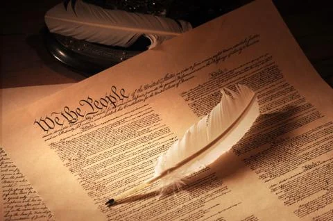 Us constitution medium Foto stock