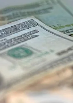 US Currency Close up Stock Photos