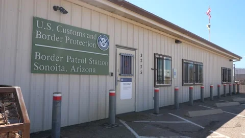 U.S. CUSTOMS AND BORDER PROTECTION BUILDING Stock Footage 158368892